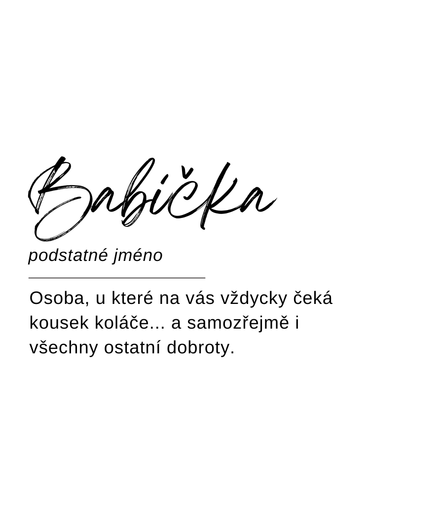 Vonná svíčka „Babička“