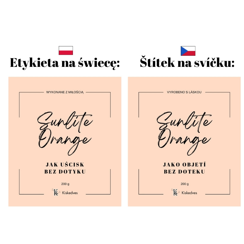 Sunlite Orange – ve skleněné hnědé dóze
