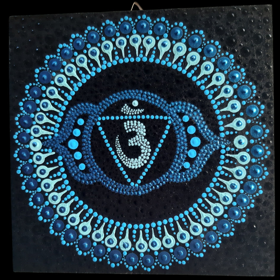 Mandala – závěsná dekorace na zeď 20×20 (07)