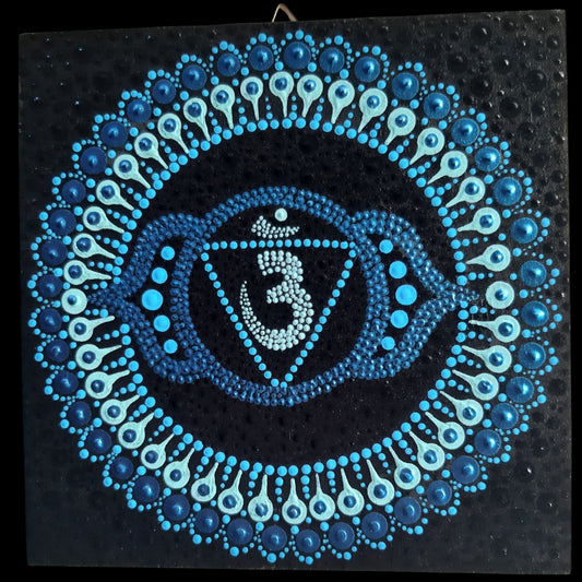 Mandala – závěsná dekorace na zeď 20×20 (07)