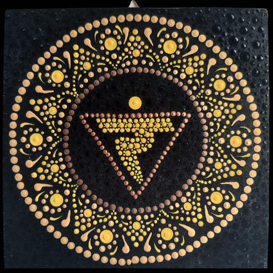 Mandala – závěsná dekorace na zeď 20×20 (04)