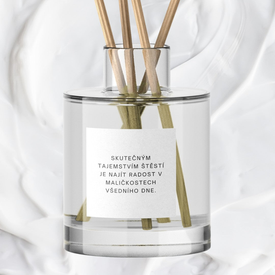 Tyčinkový aroma difuzér s inspirativním vzkazem
