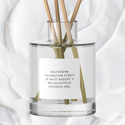 Tyčinkový aroma difuzér s inspirativním vzkazem