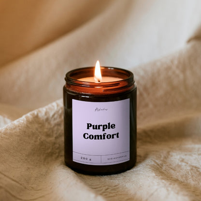 Purple Comfort – ve skleněné hnědé dóze