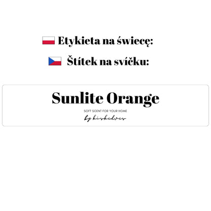 Sunlite Orange - v kovové dóze