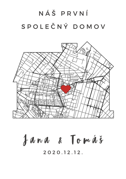 Mapa Kiskedves (Digitální)