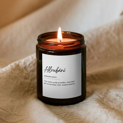 Vonná svíčka „Hloubání“