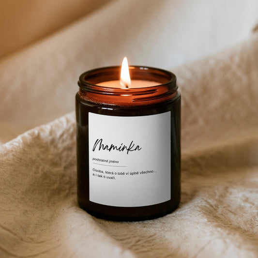 Vonná svíčka „Maminka“