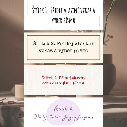 Personalizovaná vonná svíčka - v kovové dóze