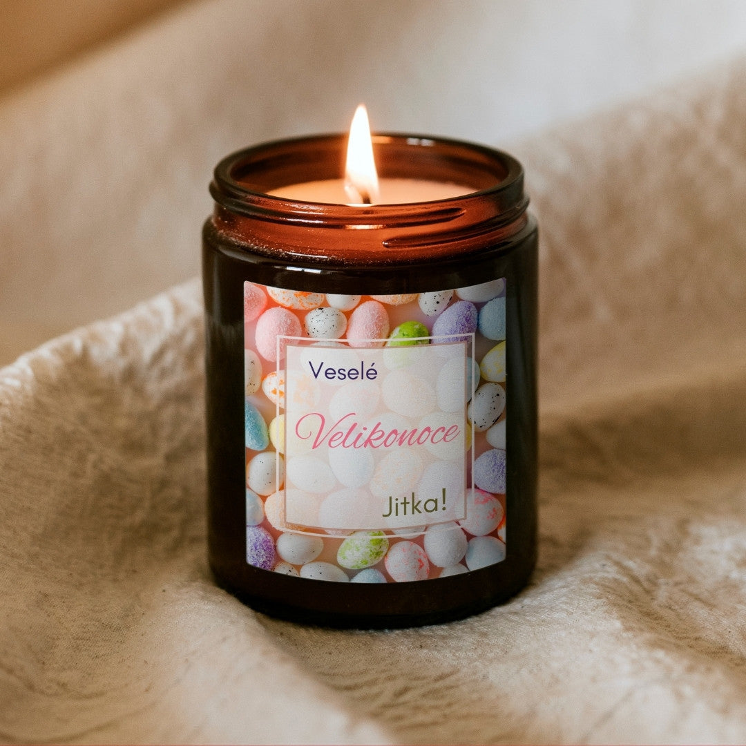 Personalizovaná velikonoční vonná svíčka Kiskedves (02)