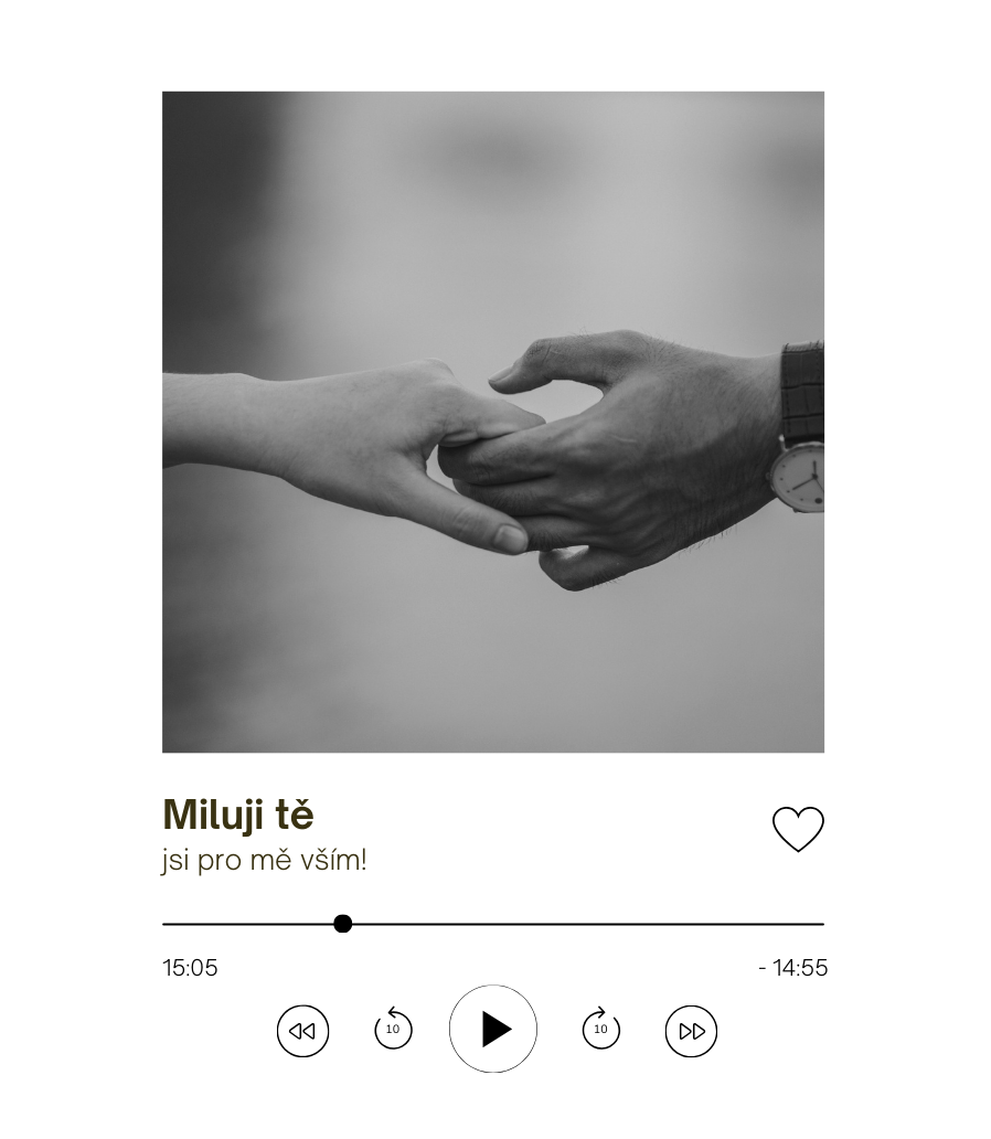 Miluji tě, jsi pro mě vším – svíčka v hnědé sklenici