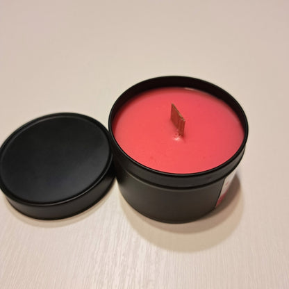 Personalizovaná vonná svíčka s dřevěným knotem