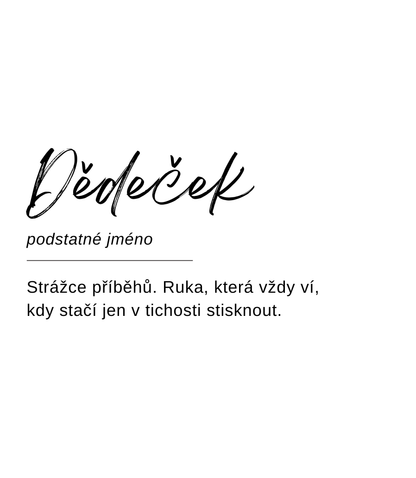 Vonná svíčka „Dědeček“