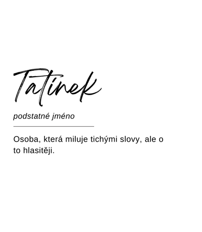 Vonná svíčka „Tatínek“