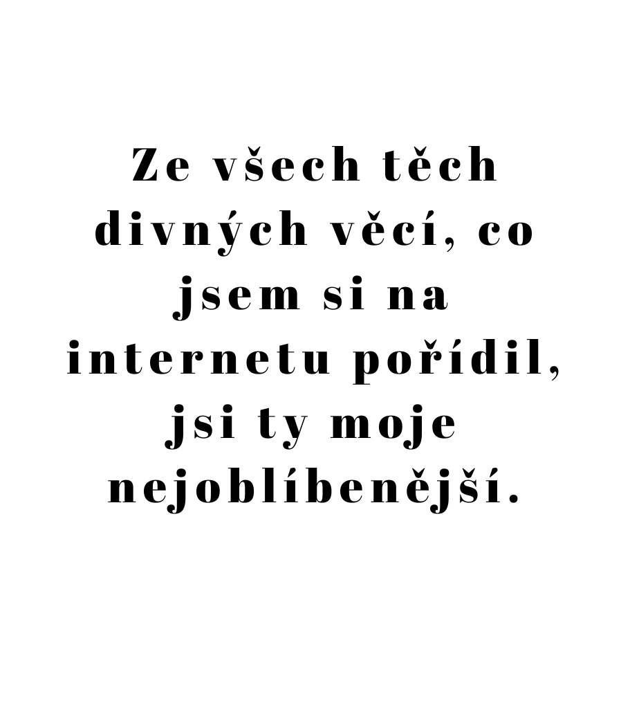 Vonná svíčka „Můj nejoblíbenější úlovek z internetu“
