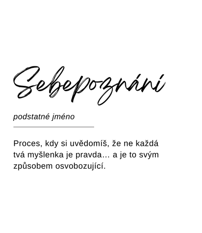 Vonná svíčka „Sebepoznání“