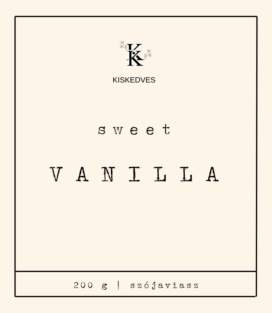 Sweet Vanilla – v hnědé sklenici (antracit)