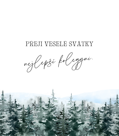 Přeji veselé svátky – personalizovaná vánoční svíčka Kiskedves
