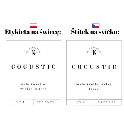 Cocoustic – ve skleněné hnědé dóze
