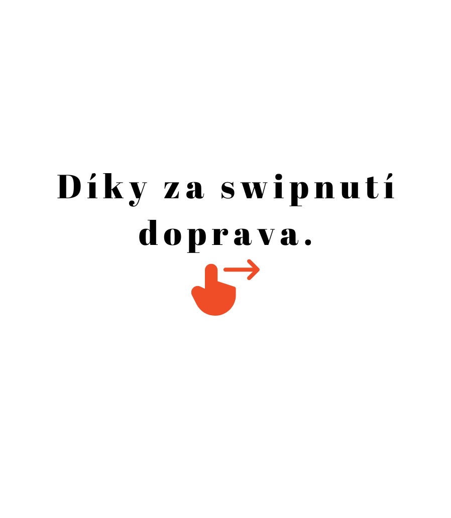 Návrh etikety svíčky Kiskedves: nápis „Díky za swipnutí doprava.“ s červenou ikonou swipnutí doprava
