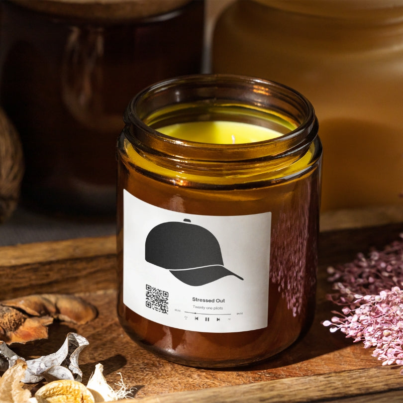 Vystresovaná svíčka "Melody".